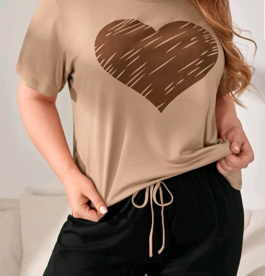 Caramel Heart Nightwear