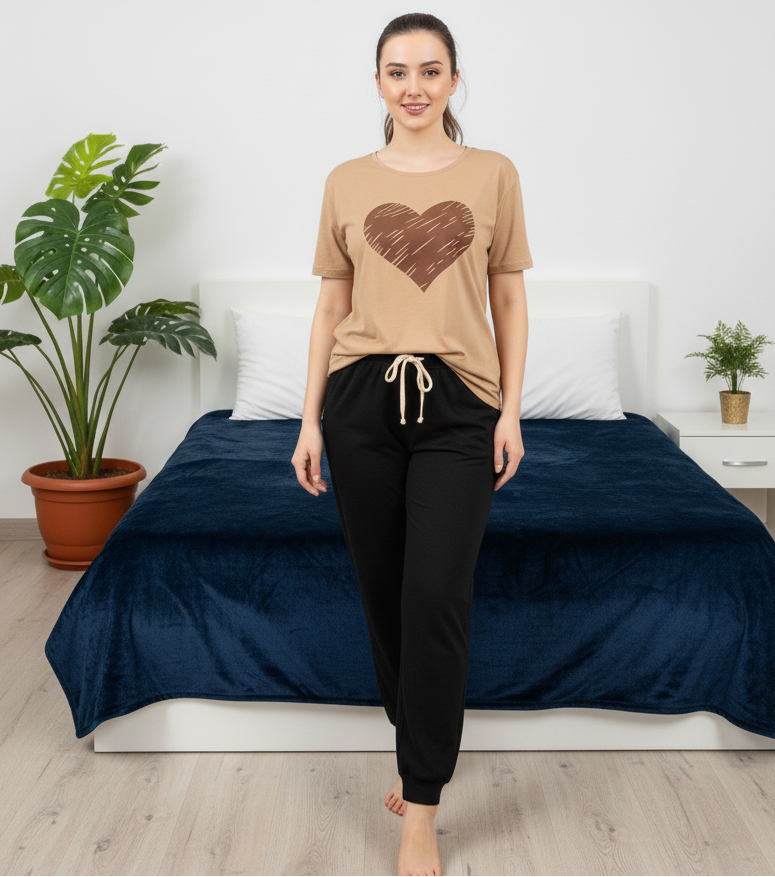 Caramel Heart Nightwear