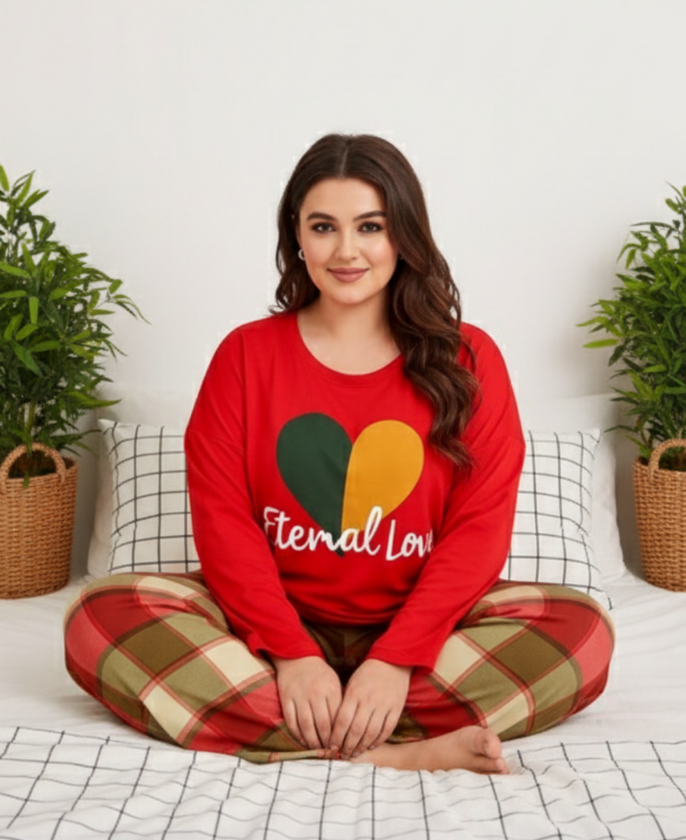 RED ETERNAL LOVE Night Dress - Nightwear