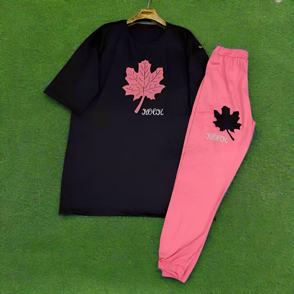 Maple Leaf 2 PC Nightwear Nightdress