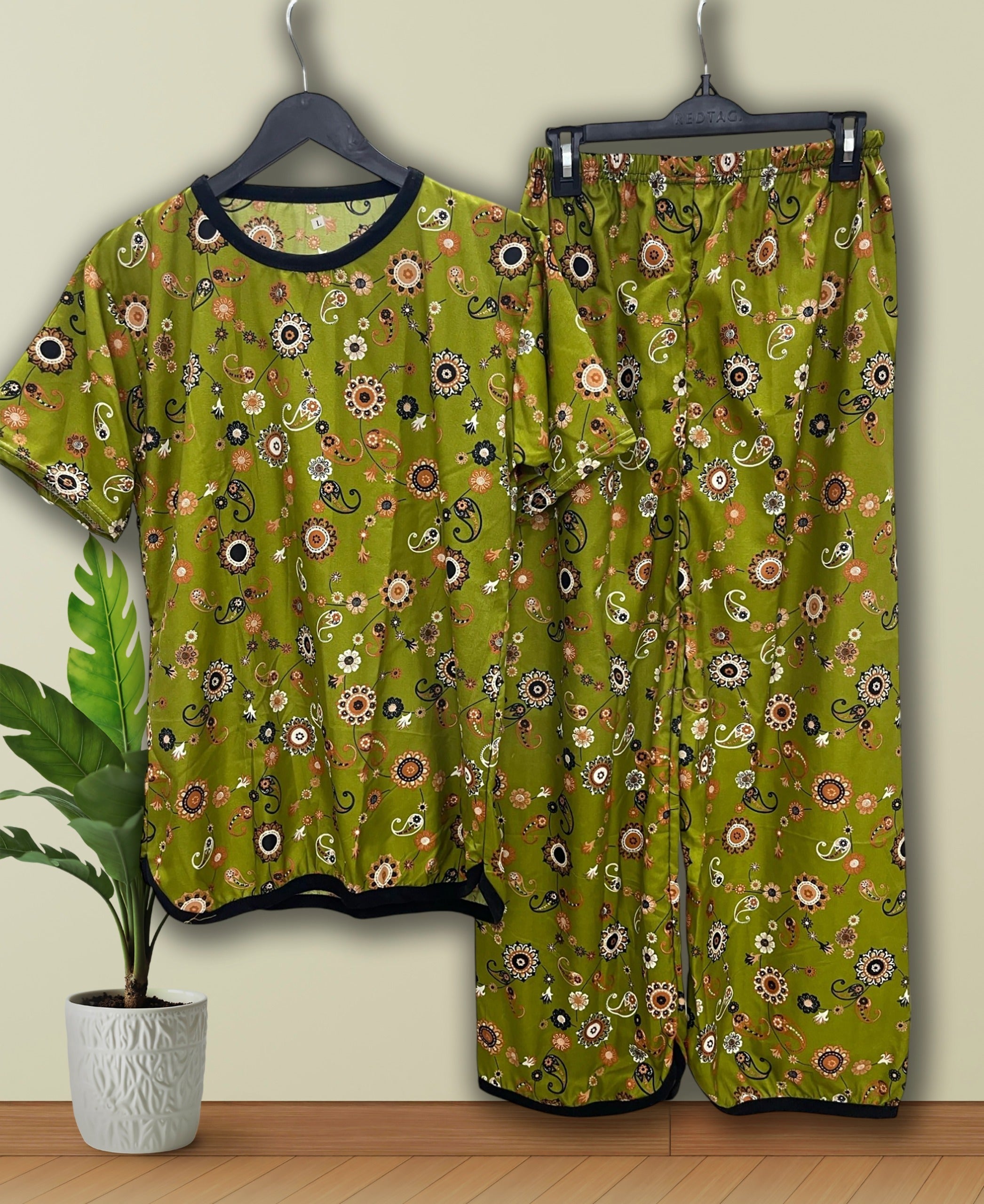 VINTAGE VINE PRINTED SHIRT AND TROUSER
