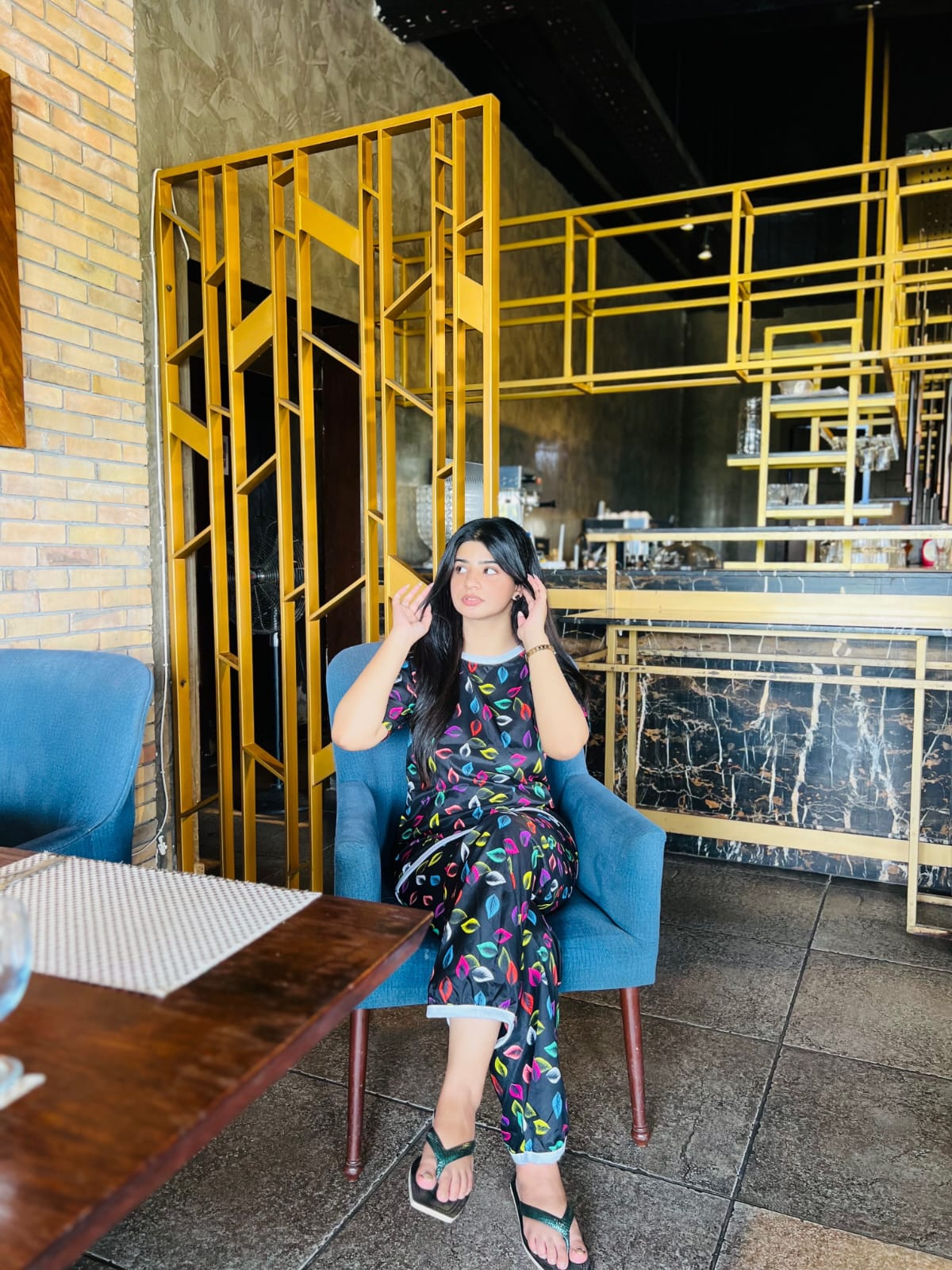 COLORPOP NOIR  PRINTED SHIRT AND TROUSER